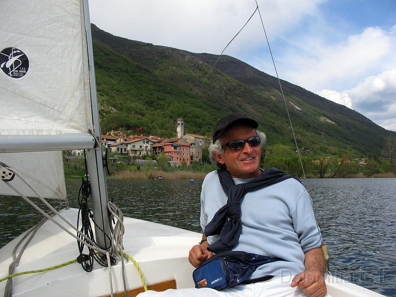 IMG_1229.JPG - Dario Dall'Olio  alla regata organizzata sul lago di Revine.