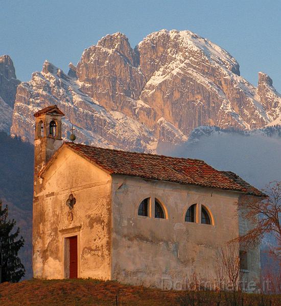 IMG_0608bbb.jpg - Monte Pizzocco tramonto sulla dolomitica parete ovest