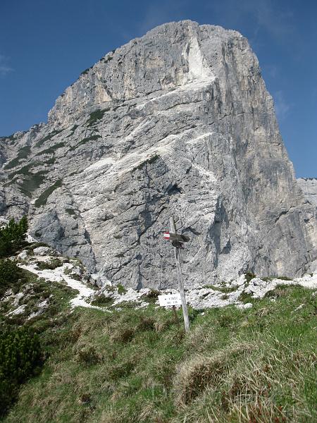 IMG_8969.jpg - Monte Pizzocco dalla forcella Intrigos , la grande frana sulla parete est del aprile 2010